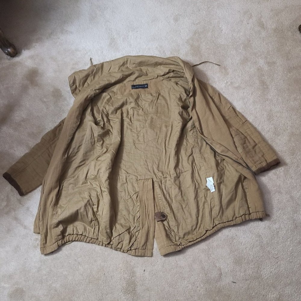 ZARA WOMAN Size XS cotton coat jacket